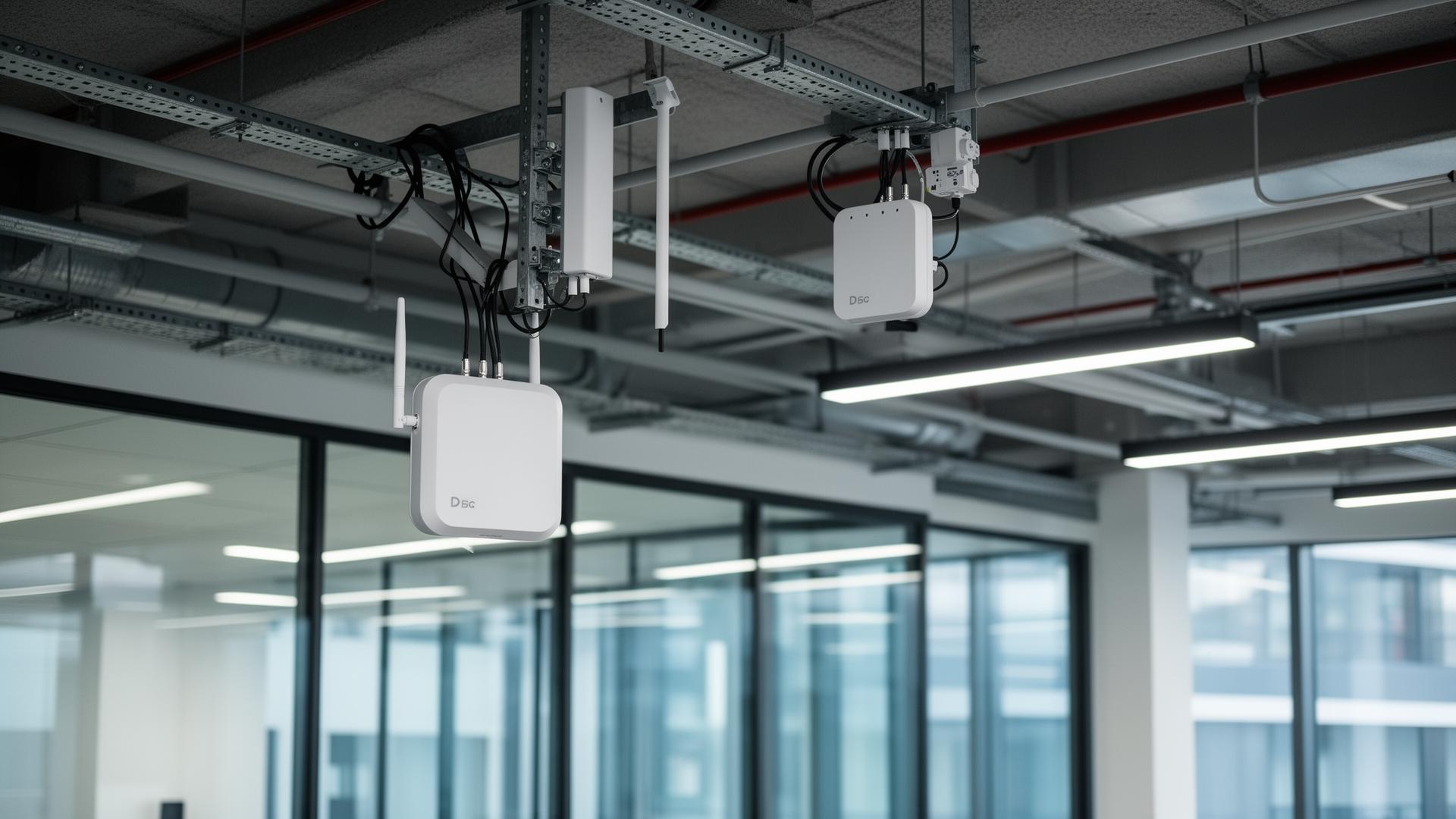 Enterprise wireless access point installation and RF heat map survey